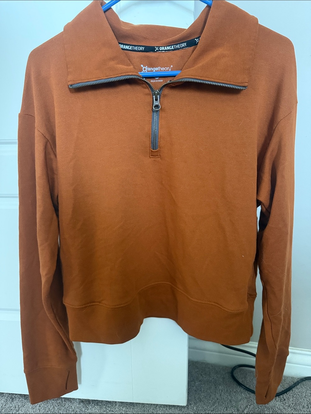 Orangetheory quarter zip in Rust